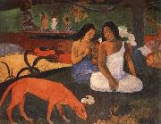 Paul Gauguin Pastime painting